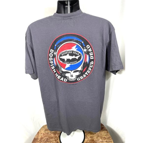 Dogfish Head Grateful Dead Tee XL Distressed Comfort Colors - Picture 2 of 7